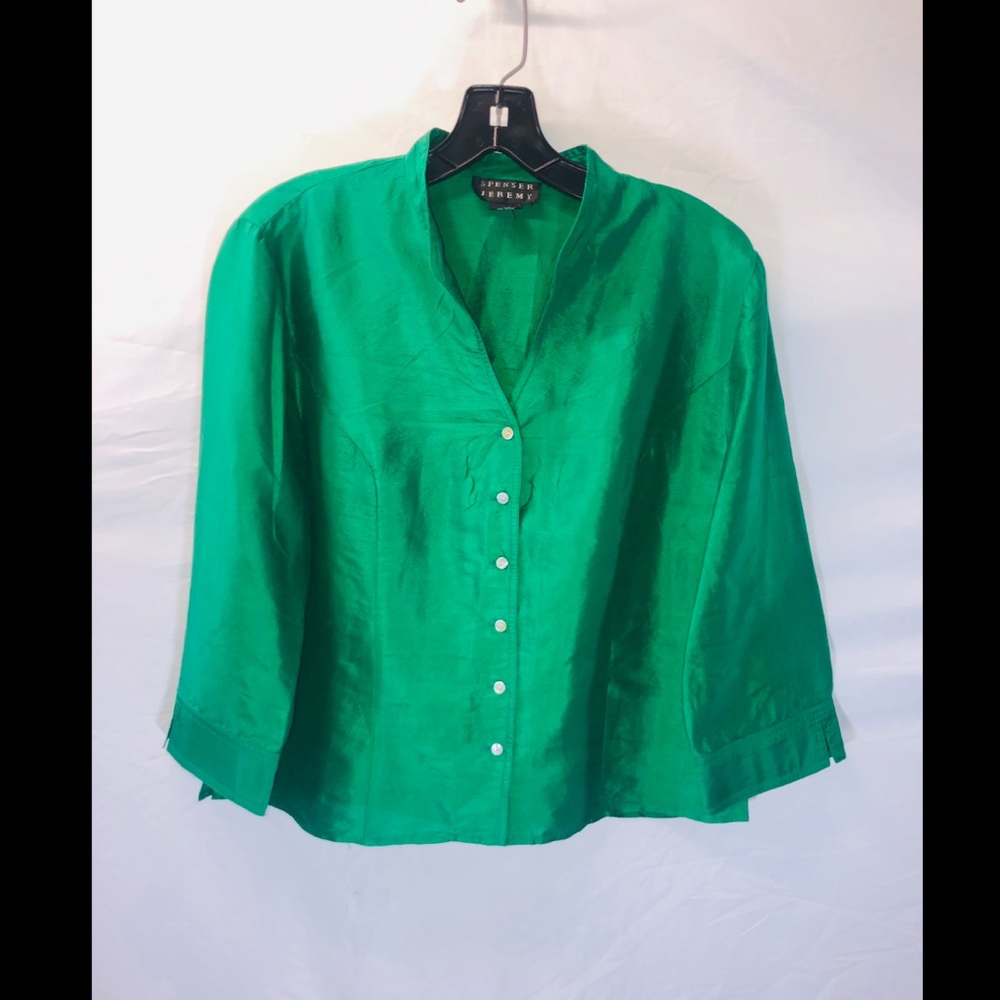 Emerald Green Blouse